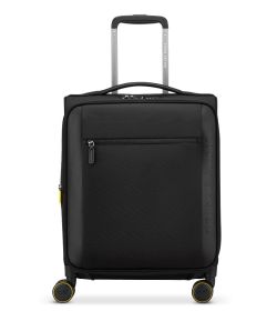 Kofer kabinski 55cm, meki, 2 točka, slim, proširiv, crni, Montmartre 3 DELSEY