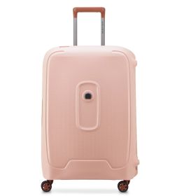 Kofer srednji 69 cm, tvrdi, 4 tocka, svetlo roze, Moncey, DELSEY