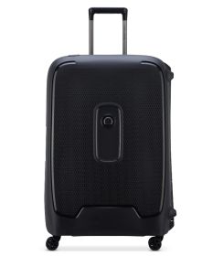 Kofer veliki 76 cm, tvrdi, 4 tocka, crni, Moncey, DELSEY