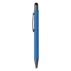 TITANIUM TOUCH, metalna 'touch' hemijska olovka, azurno plava