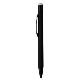 TITANIUM BLACK, metalna 'touch' hemijska olovka, srebrna