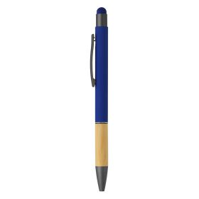 TITANIUM TOUCH BAMBOO, metalna 'touch' hemijska olovka, rojal plava