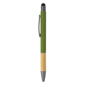 TITANIUM TOUCH BAMBOO, metalna 'touch' hemijska olovka, maslinasta