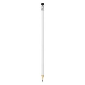 PIGMENT WHITE, drvena olovka hb sa gumicom, crna