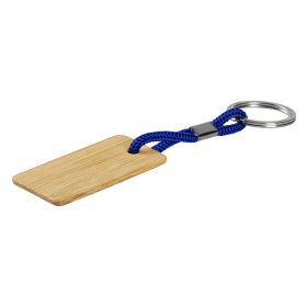 LOG R, drveni privezak za ključeve, rojal plavi