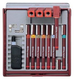 Izografi set 1/8 0.1 0.2 0.3 0.4 0.5 0.6 0.8 1.4 Rotring