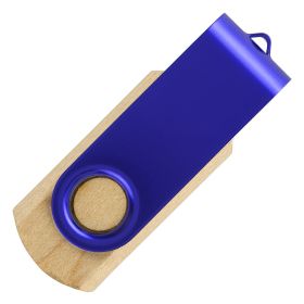 SMART WOOD, usb flash memorija, plava, 64GB