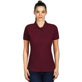 SUNNY, ženska pamučna polo majica, 180 g/m2, bordo, XXL