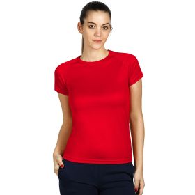 RECORD LADY, ženska sportska majica sa raglan rukavima, 130 g/m2, crvena, XL