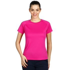 RECORD LADY, ženska sportska majica sa raglan rukavima, 130 g/m2, ciklama, XXL