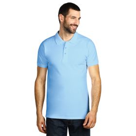 AZZURRO II, pamučna polo majica, 180 g/m2, svetlo plava, XL