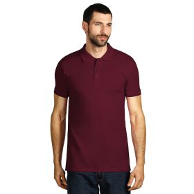 AZZURRO II, pamučna polo majica, 180 g/m2, bordo, 3XL