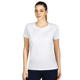 TEE LADY, ženska sportska majica kratkih rukava, 100 g/m2, bela, XXL