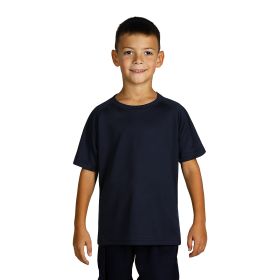 RECORD KIDS, dečja sportska majica sa raglan rukavima, 130 g/m2, plava, 08