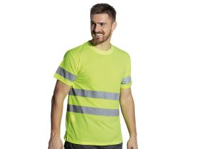VISION, sigurnosna majica neon žuta, S
