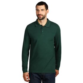 GATOR, pamučna polo majica dugih rukava, 200 g/m2, zelena, 3XL