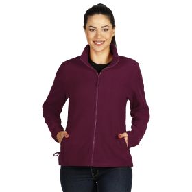 POLARIS LADY, ženska dukserica od brušenog polara, 280 g/m2, bordo, M