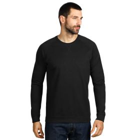 WING, dukserica sa raglan rukavima i okruglim izrezom, 260 g/m2, crna, XL