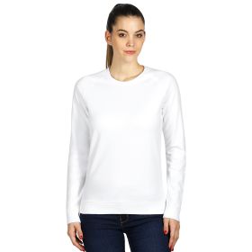 WING, dukserica sa raglan rukavima i okruglim izrezom, 260 g/m2, bela, M