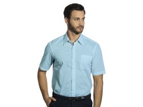 BUSINESS SSL MEN, muška košulja kratkih rukava, svetlo plava, M
