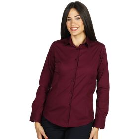 CLUB LSL WOMEN, ženska košulja dugih rukava, bordo, M