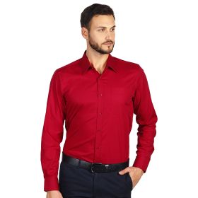 COMFORT LSL MEN, muška košulja dugih rukava, crvena, M
