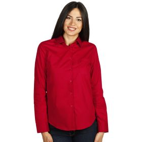 COMFORT LSL WOMEN, ženska košulja dugih rukava, crvena, M