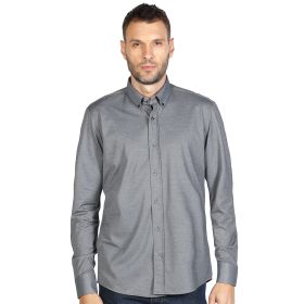 GRANT LSL, muška košulja dugih rukava, siva, XL