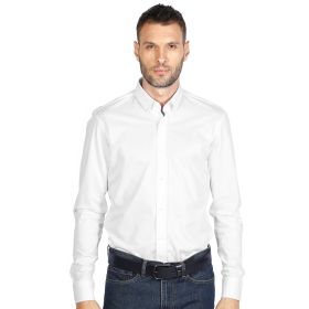 GRANT LSL, muška košulja dugih rukava, bela, XL