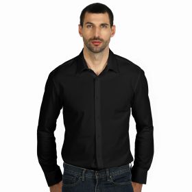 BOND LSL, muška košulja dugih rukava, crna, 3XL
