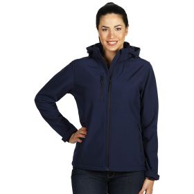 PROTECT WOMEN, ženska softshell jakna sa skidajućom kapuljačom plava, L