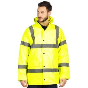 TRAFFIC, sigurnosna zimska jakna, neon žuta, XXL