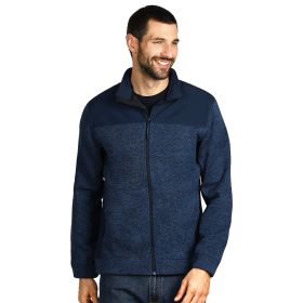 JUPITER, melirana jakna sa softshell delovima, plava, S