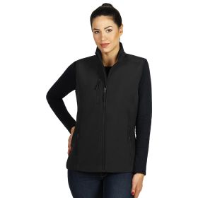 SKIPPER VEST WOMEN, ženski softshell prsluk, crni, M