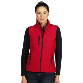 SKIPPER VEST WOMEN, ženski softshell prsluk, crveni, L