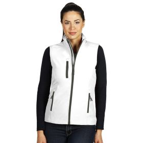 SKIPPER VEST WOMEN, ženski softshell prsluk, beli, L