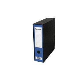 Registrator A4 kartonski plavi sa crnom kutijom - Prestige - Fornax