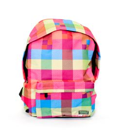 Školska torba Paso Bag for People 941410, karirana, roza