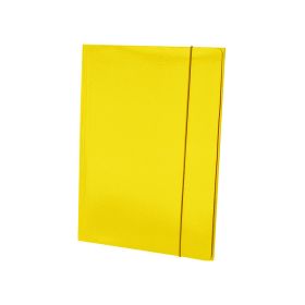 Fascikla kartonska A4 plastificirana sa gumom žuta
