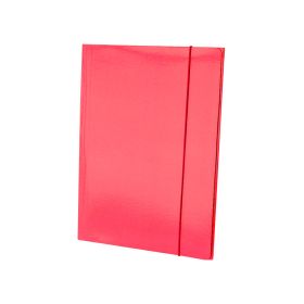 Fascikla kartonska A4 plastificirana sa gumom crvena