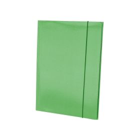 Fascikla kartonska A4 plastificirana sa gumom zelena