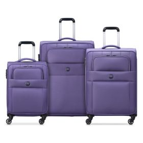 D-Koferi 55cm, 66cm i 78 cm, meki, 4 točka, lavanda, SET 3/1 CUZCO DELSEY