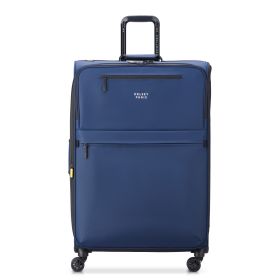Kofer veliki 79 cm (L) meki plavi 4 točkića proširiv vodootporan Maubert 2.0 DELSEY