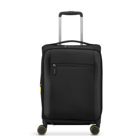Kofer kabinski 55 cm, meki, 4 točka, priširiv, crni, Montmartre 3, Delsey