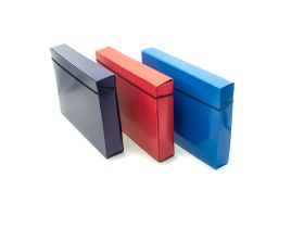 Fascikla A4 kartonska, plastificirana sa gumom, tvrda, 5cm zelena