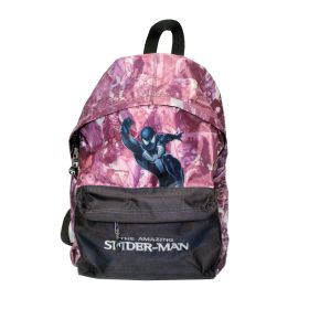 Školska torba Disney Spiderman 919876, crno ljubičasta