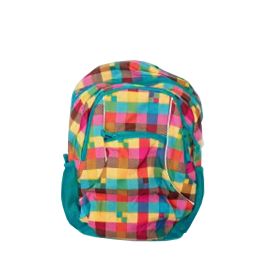Školska torba Paso Bag for People 941406, karirana, tirkizna