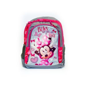 Školska torba Paso Disney Minnie 945186, sivo roza