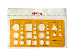 Šablon kombinacija Rotring