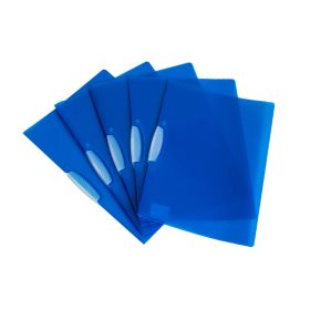 Fascikla color clip plava PVC